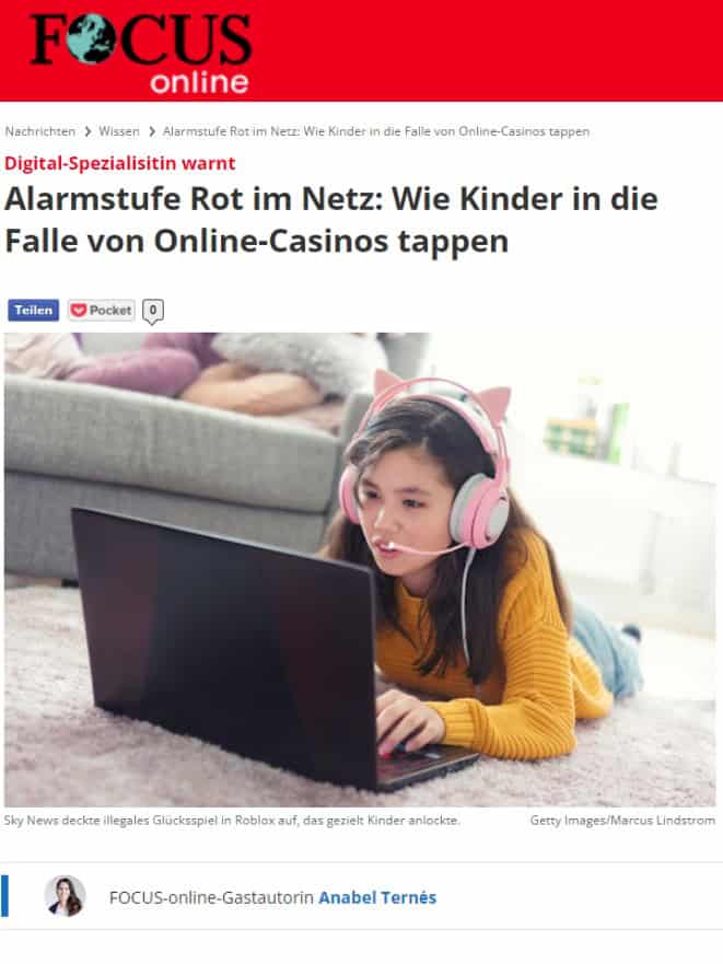 Alarmstufe Rot im Netz Wie Kinder in die Falle von Online-Casinos tappen