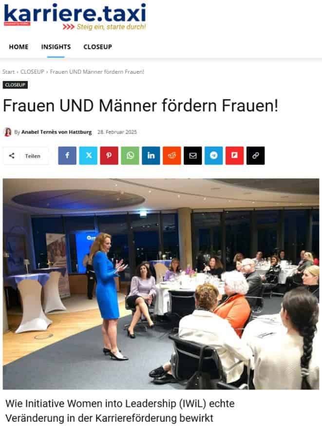 Frauen UND Männer fördern Frauen!