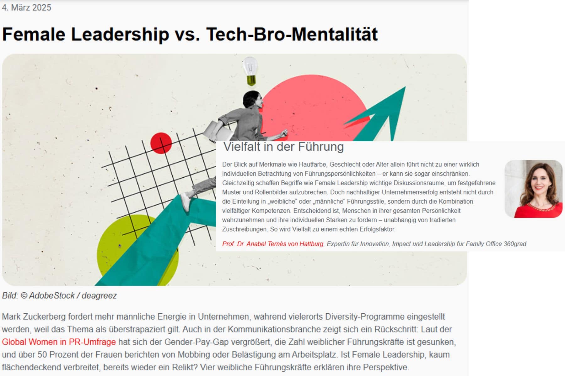 Female Leadership vs. Tech-Bro-Mentalität