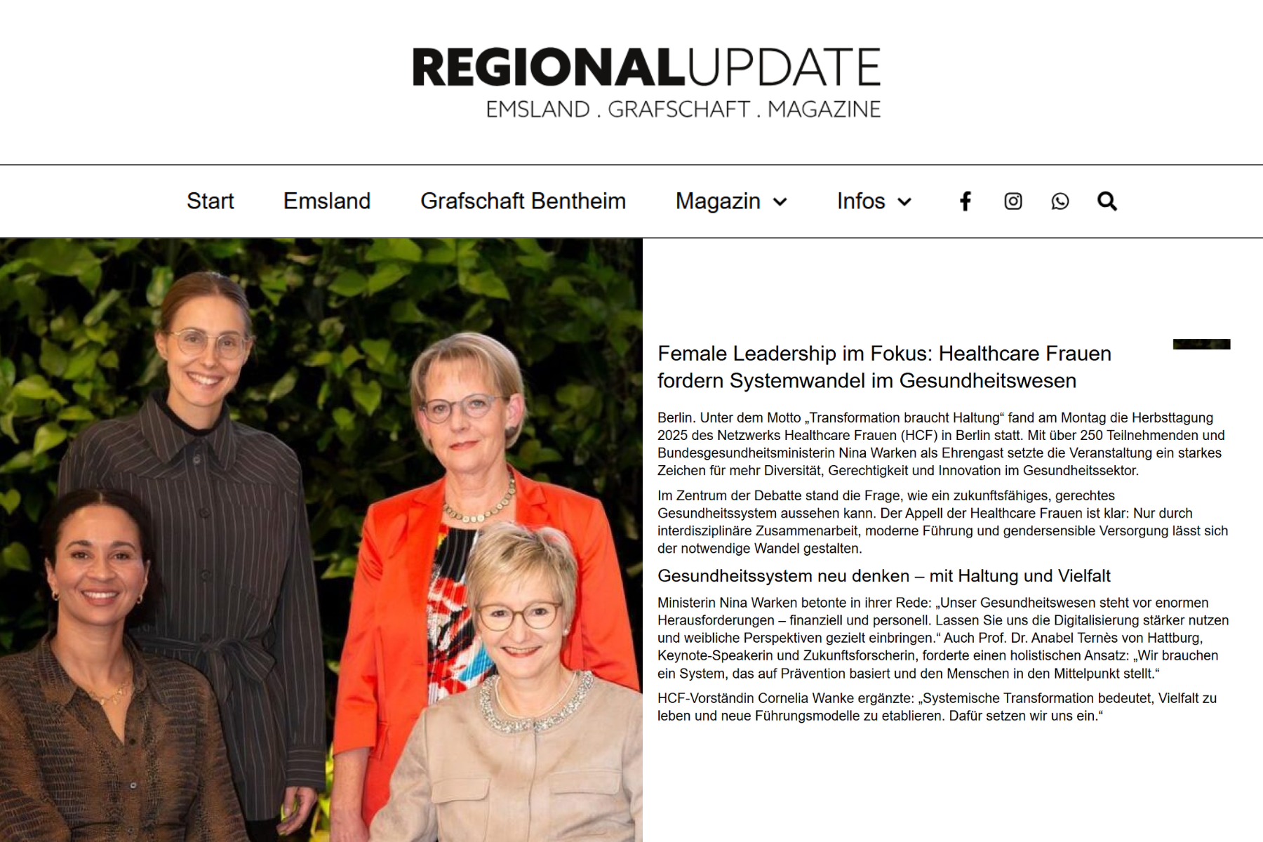 Innovative Healthcare Leadership Frauen, Systemwandel im Gesundheitswesen, Anabel Ternés, Gesundheitsförderung, Diversity, Gerechtigkeit, Gesundheitswesen, Zukunft, Gesundheitsystem, Frauenpower, Fachfrau, Gesundheitsexpertin.